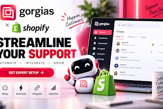 do gorgias setup, shopify integration, chatbot setup, ai agent, automation