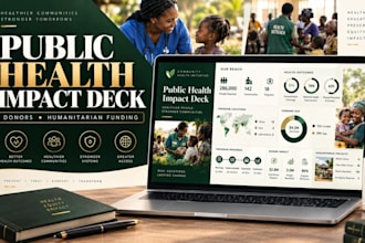 create a public health impact deck for ngo donors and humanitarian fundraising