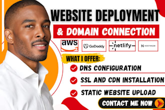 deploy website on netlify, vercel, hostinger connect domain