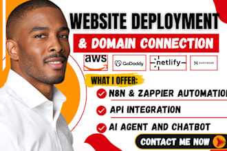 deploy website on netlify, vercel, hostinger connect domain