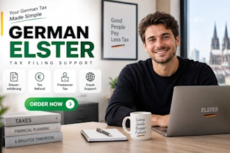help with german elster steuererklarung tax filing einkommensteuer refund