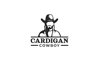 design unique and memorable cardigan cowboy logo