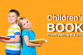 proofread and edit your children book