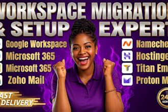 setup google workspace microsoft 365 zoho mail namecheap hostinger titan protone