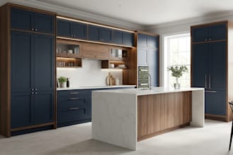 create custom kitchen cabinet millwork and production drawings and fabrication