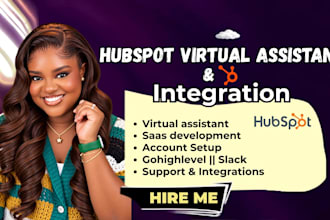 be hubspot virtual assistant, zapier integration slack ghl course hubspot email