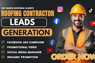 generate roofing leads with facebook ads contractor leads social media marketing