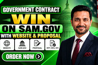 help government contractors to win contract bids on sam gov with website design