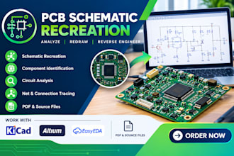 create, redraw, and reverse engineer your pcb schematic