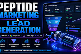 generate hot exclusive UK USA peptide leads for your peptide marketing business