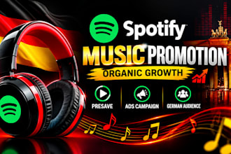 viral spotify music promotion spotify presave and ads campaign german audience