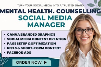 be your mental health social media manager for psychology and aba therapy