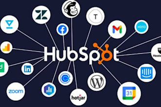 set up automate apollo io, hubspot, zapier, make com CRM workflow automation