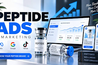 set up peptide ads peptide marketing peptide google ads peptide facebook ads