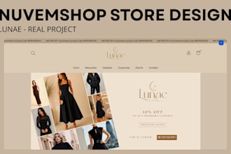 create a professional nuvemshop online store