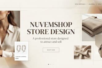 design and customize a professional nuvemshop store
