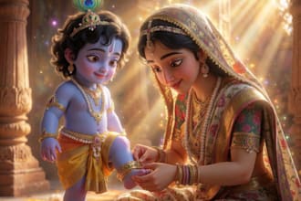 create cinematic ai devotional art of hindu gods and spiritual scenes