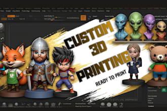 create 3d models for 3d printing, toy, 3mf