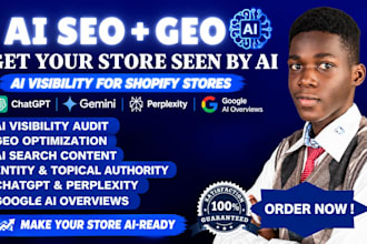 do ai SEO GEO and optimize your shopify store for chatgpt and ai search