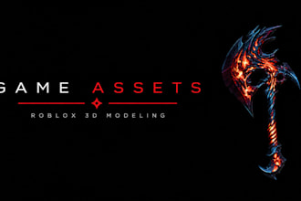 create roblox game assets and map props