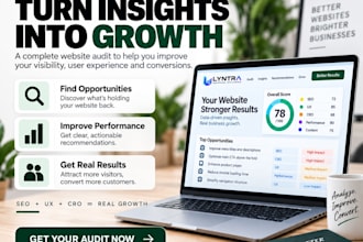 audit your website for SEO, UX and cro opportunities