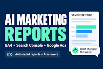 automate ga4, search console and google ads reporting with ai