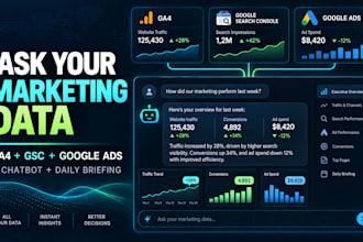 build an ai marketing reporting agent for ga4 gsc and google ads