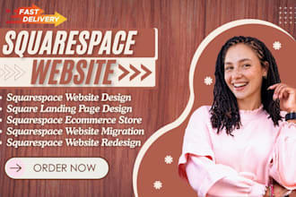 develop, design and build squarespace store, squarespace website, squarespace