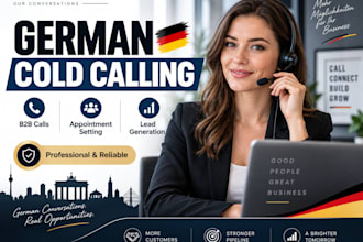 be your german real estate cold caller b2b virtual sales assistant