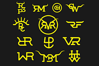 do a western cattle brand style logo creation design
