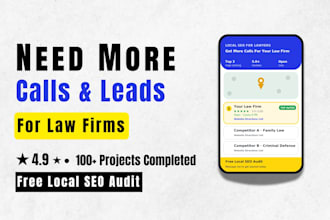 do local SEO for law firms to get more calsl and leads