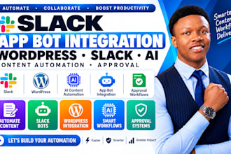 setup slack app bot integration wordpress slack ai content automation approval