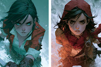 design anime manga book cover webtoon comic art cover
