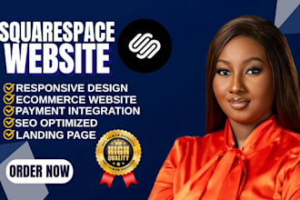 design squarespace website, squarespace redesign and squarespace landing page