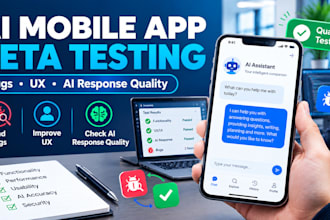 test your ai mobile app for bugs UX and ai response quality