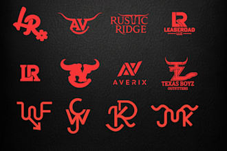design or redesign a custom western cattle brand style logo