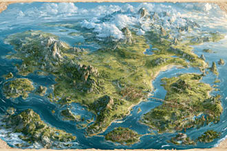 design a map illustration