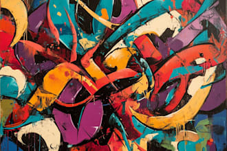 create a unique graffiti art design, street art logo, or lettering