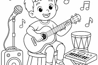 illustrate and design your kids activity coloring book