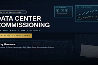 prepare mep commissioning test procedures for data centers