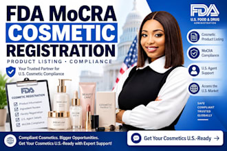 fda mocra cosmetic registration and product listing