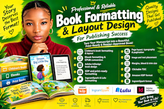 book formatting, book editing, amazon kdp, ingramspark formatting, kindle format