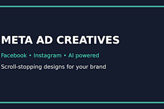 design scroll stopping meta facebook instagram ads with ai in 24 hours