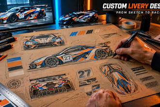 design custom iracing livery assetto corsa sim racing liveries car wraps