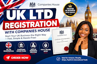 register your UK ltd company with companies house