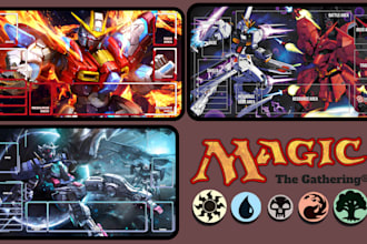 do tcg playmat design  gundam playmat anime mtg playmat pokemon board game art