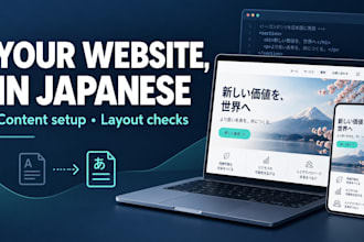implement japanese content on your existing website