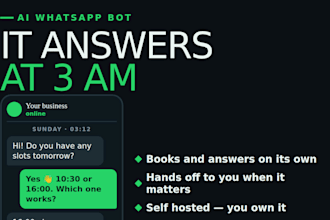 build an ai whatsapp chatbot for your business, self hosted
