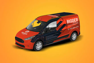 do professional car wrap ,van wrap ,truck wrap ,food truck wrap design