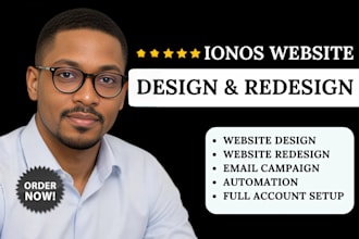 ionos website design, ionos website redesign, wordpress website, hostinger